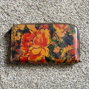 Patricia Nash Red and Green Key and Card Holder